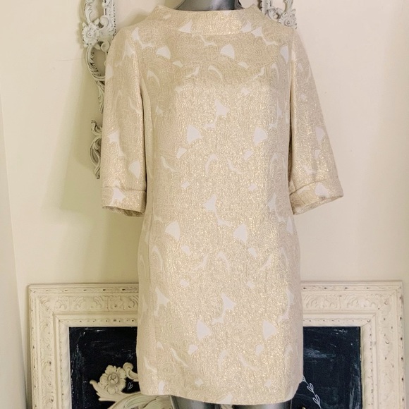 VINTAGE Doncaster Collection Brocade Mini Dress - Picture 14 of 15